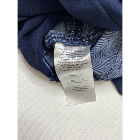 Motherhood Maternity Skinny‎ Jeans Women's LARGE Secret-Fit Belly Waistband NEW - Picture 8 of 9